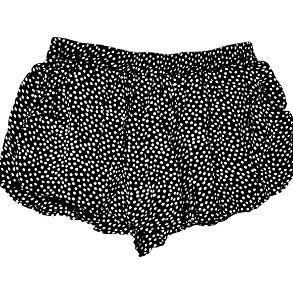 Ganni  polka dot shorts black / white pants size L - Picture 9 of 10